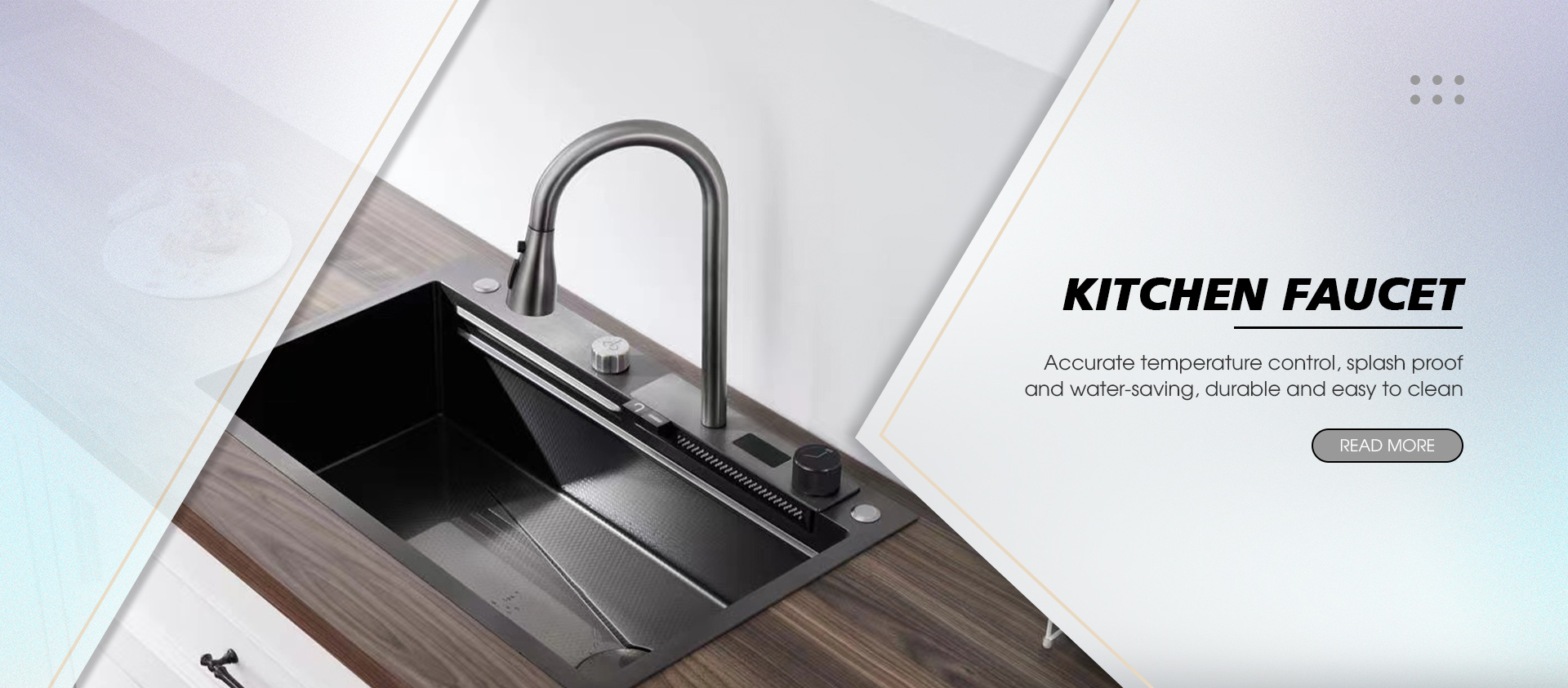 Fournisseur de robinets de cuisine durables
